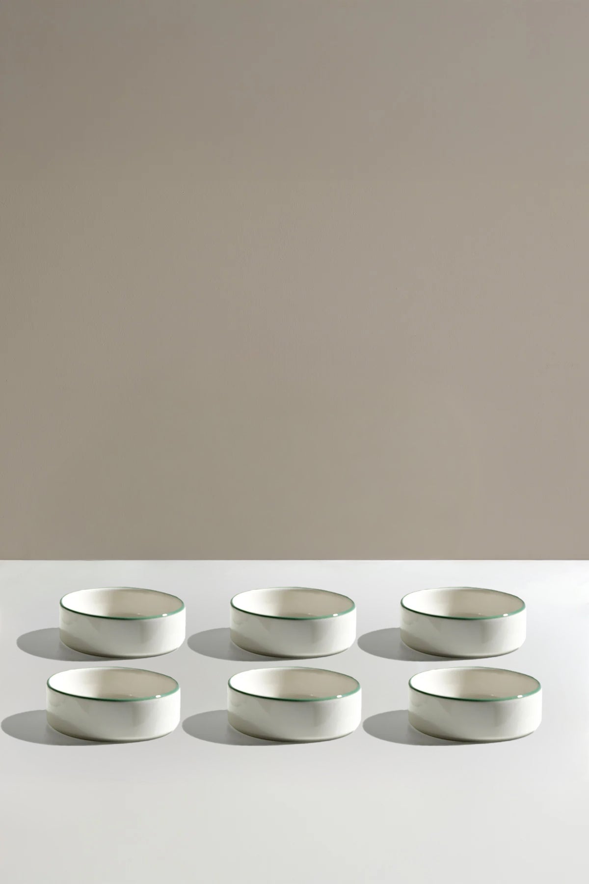 Leafy Garden 6 Parça Seramik Kase Seti