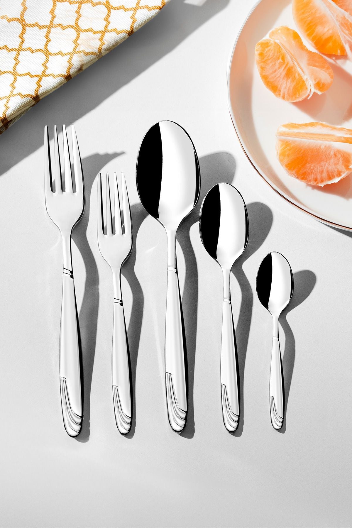 Lizbon Sade 12 Kişilik 60 Parça Kutulu Çatal Kaşık Takımı