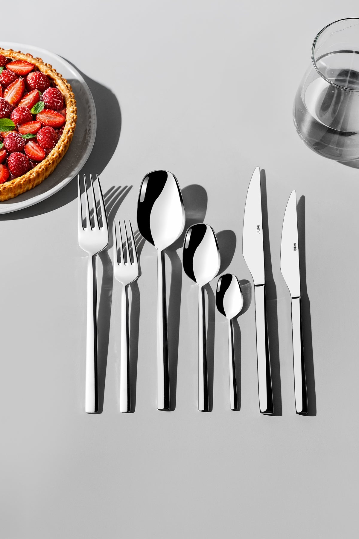 Lorenzo Sade 12 Kişilik 84 Parça Deri Kutulu Çatal Kaşık Bıçak Takımı