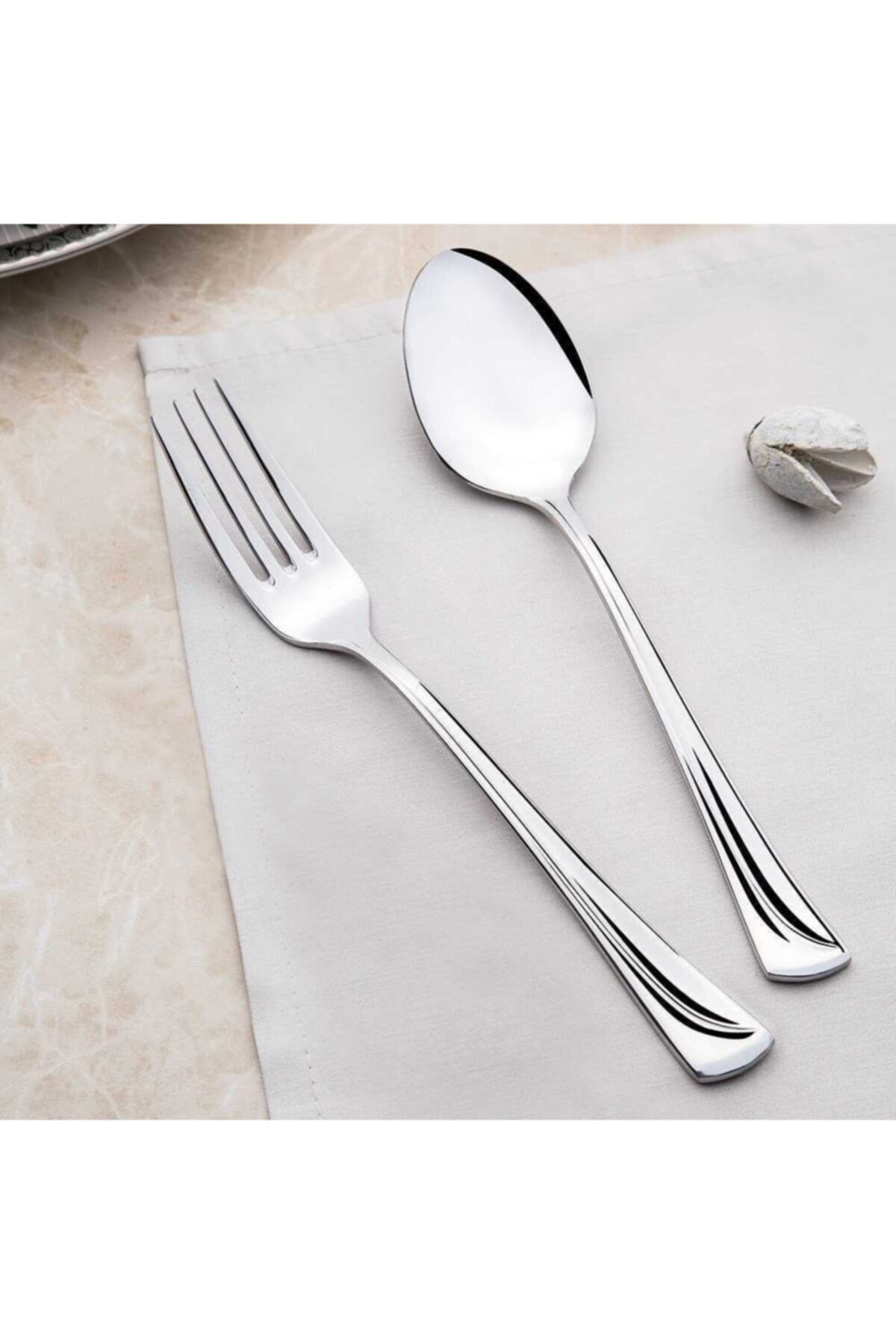 Maksi Sade 12 Kişilik 60 Parça Kutulu Çatal Kaşık Takımı