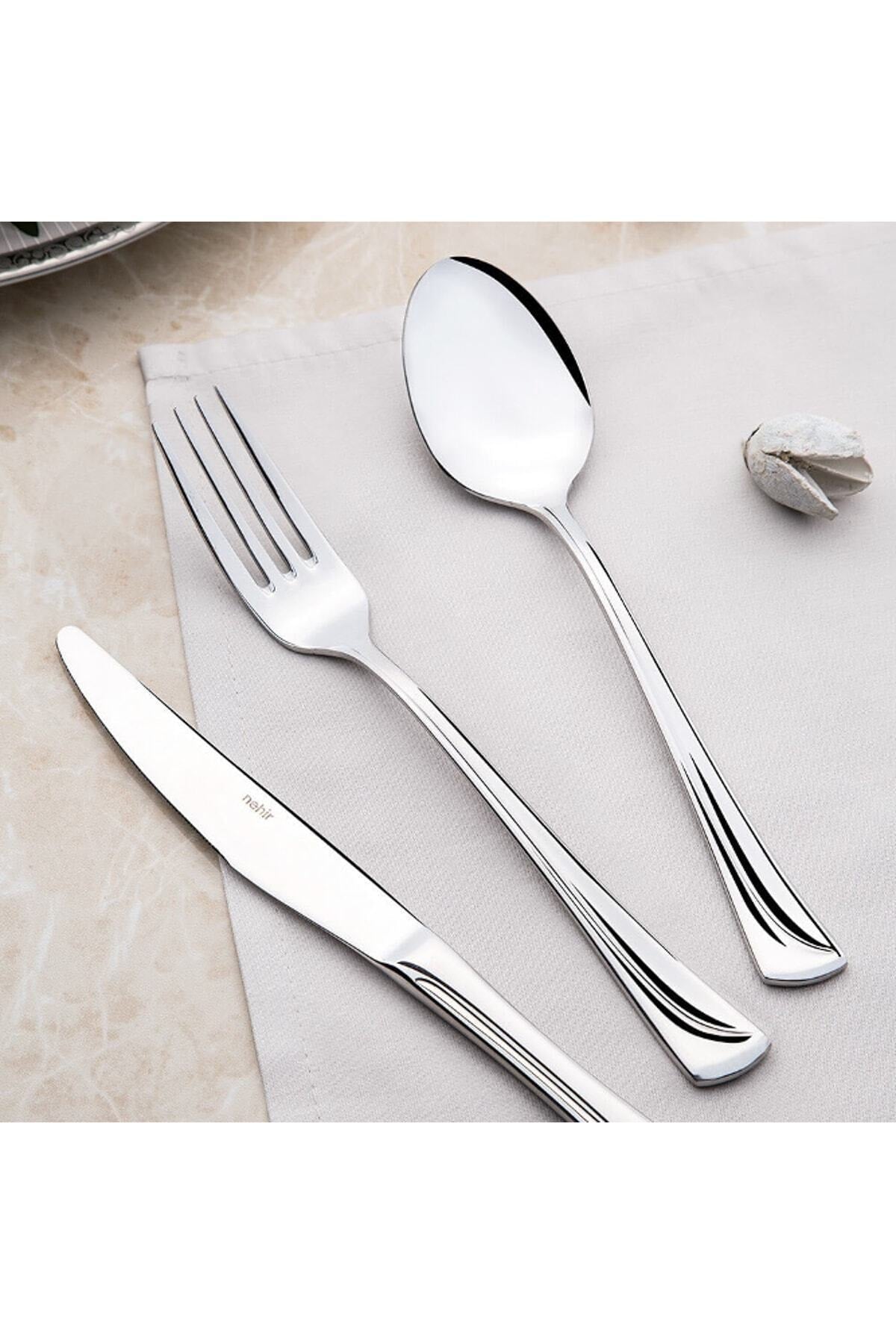 Maksi Sade 12 Kişilik 84 Parça Kutulu Çatal Kaşık Bıçak Takımı