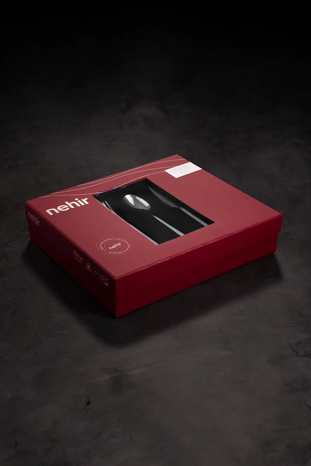 Marbella Saten 12 Kişilik 89 Parça Kutulu Çatal Kaşık Bıçak Takımı