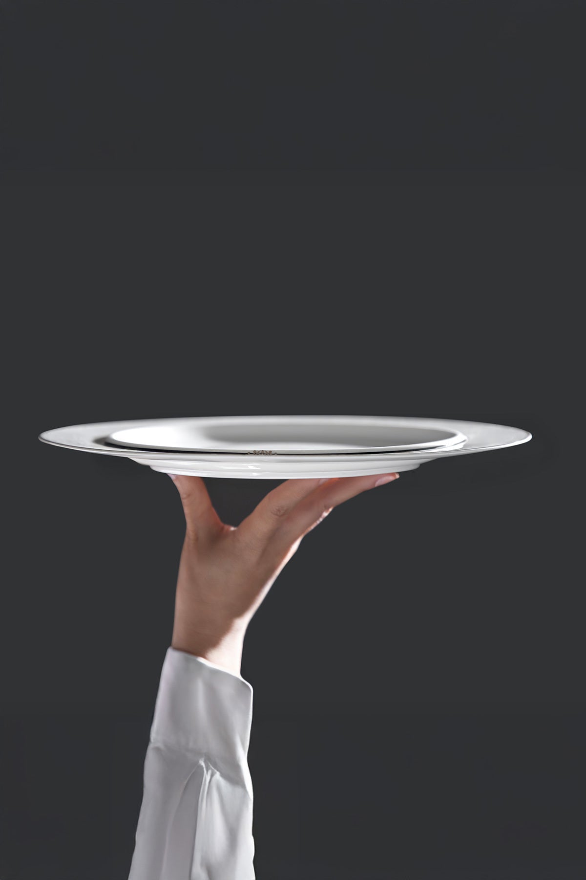 Margaret Black Dream 57 Parça Porselen Yemek Takımı