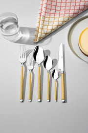 Maria Altın Sade 12 Kişilik 72 Parça Kutulu Çatal Kaşık Bıçak Takımı