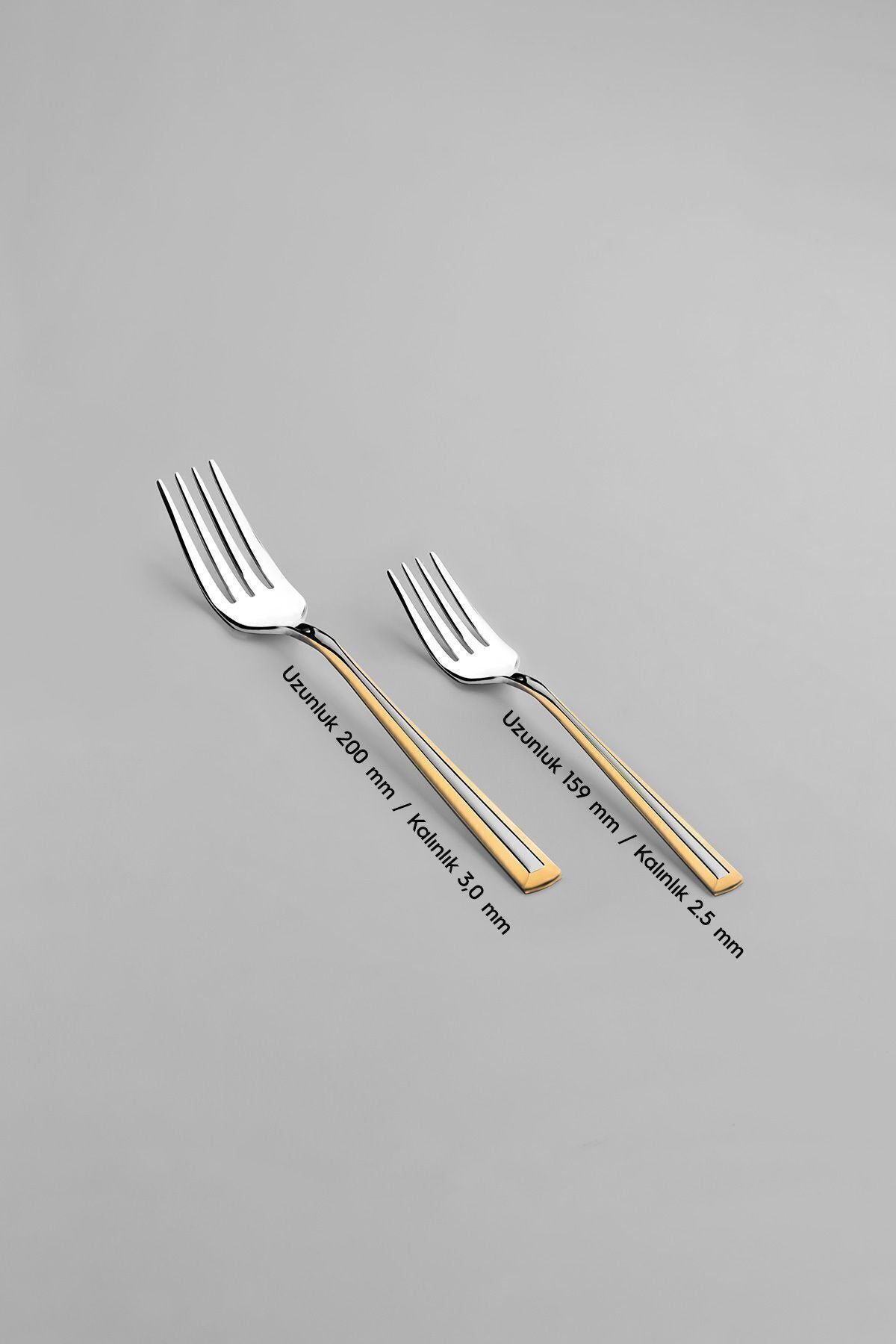 Milano Altın Saten 12 Kişilik 89 Parça Deri Kutulu Çatal Kaşık Bıçak Takımı