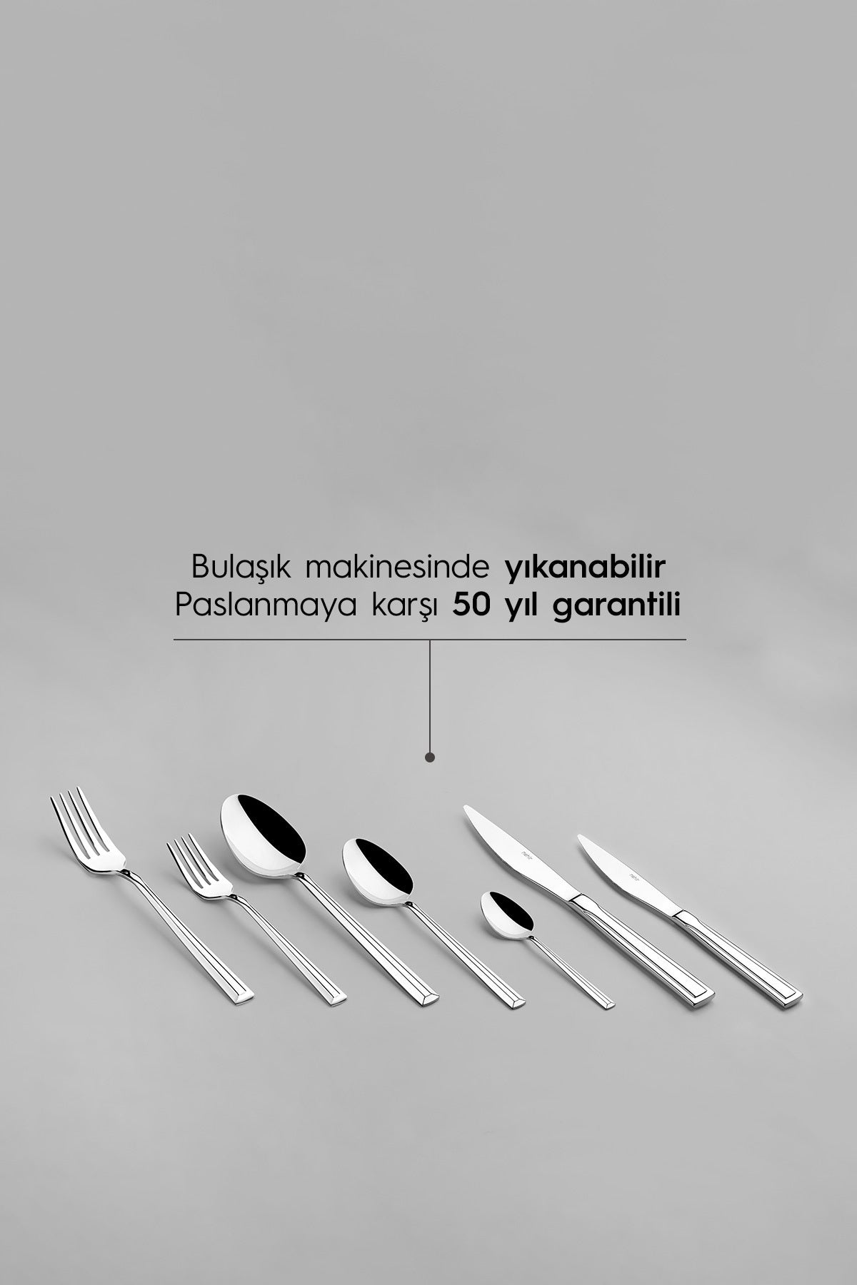 Milano Sade 12 Kişilik 84 Parça Kutulu Çatal Kaşık Bıçak Takımı