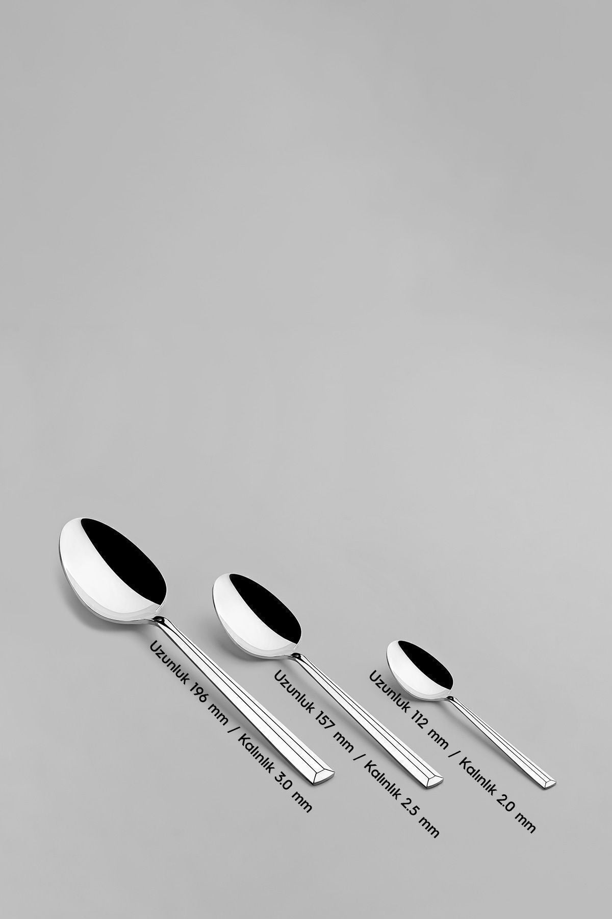 Milano Sade 6 Kişilik 36 Parça Kutulu Çatal Kaşık Bıçak Takımı