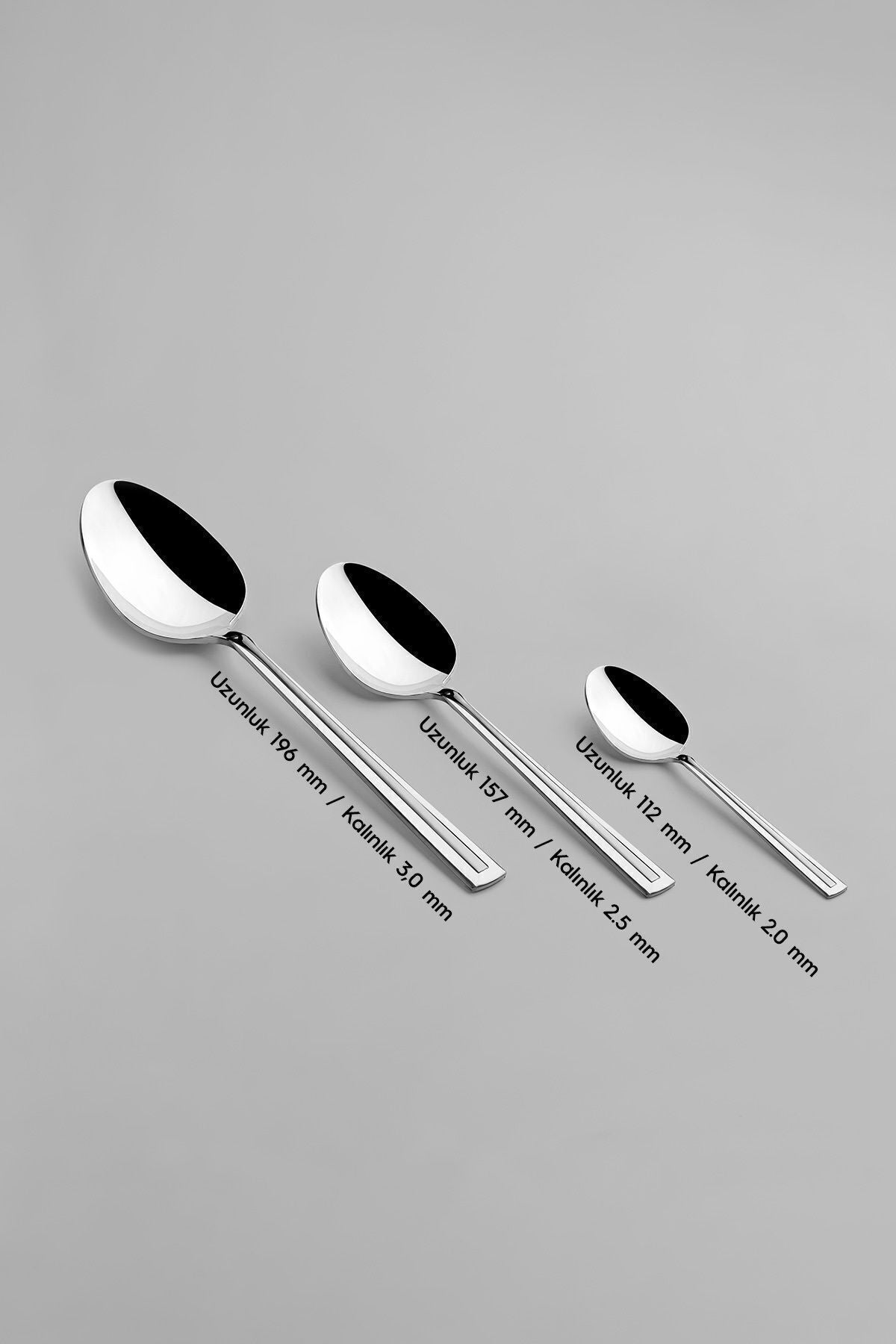 Milano Saten 12 Kişilik 72 Parça Kutulu Çatal Kaşık Bıçak Takımı