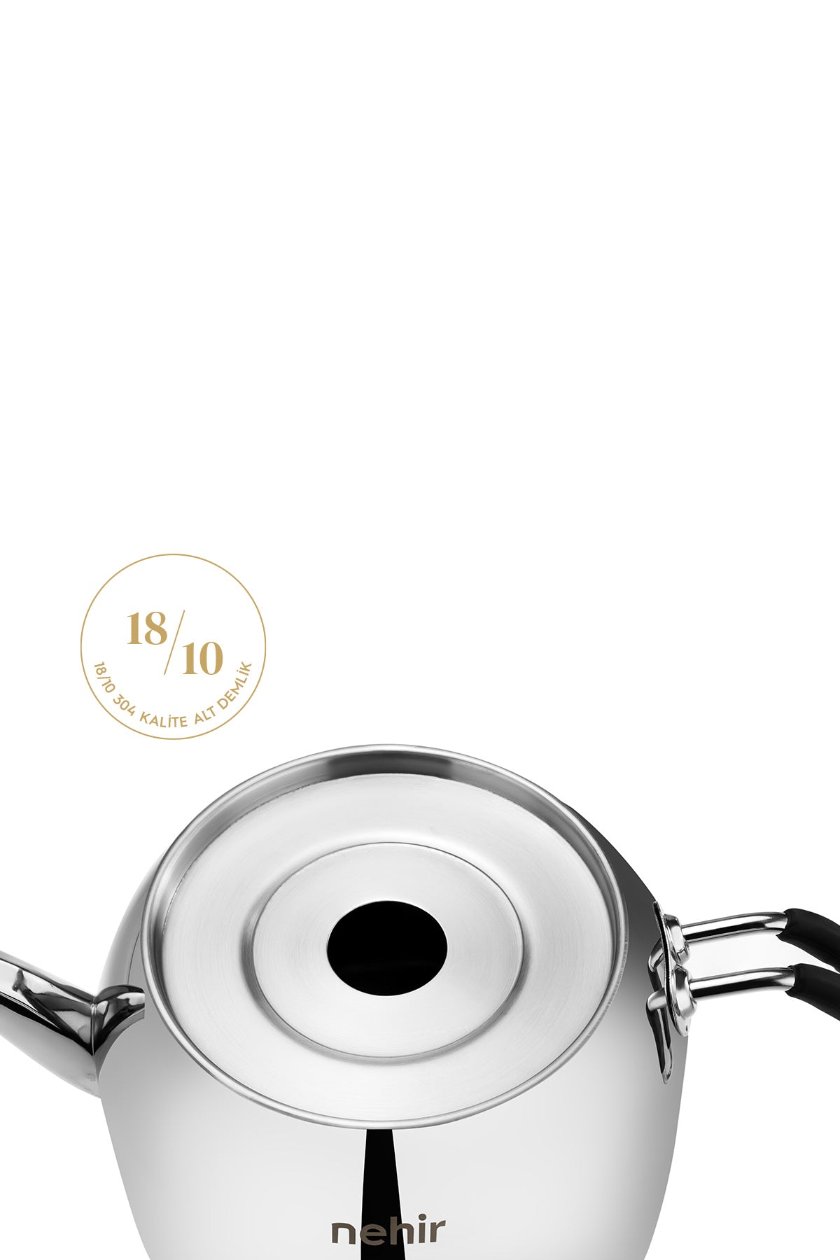 Modern Maxi Büyük Boy Paslanmaz Çelik 1.6-2.5 Lt. Çaydanlık Takımı