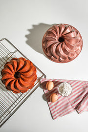 Nilüfer Rose Gold Döküm Kek Kalıbı 24,5 Cm