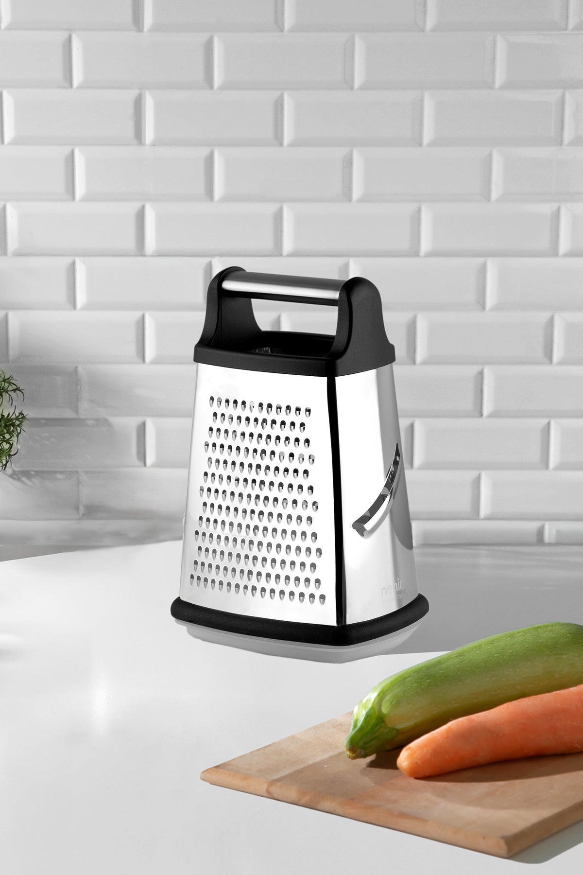 Paslanmaz Çelik Oval Hazneli Rende