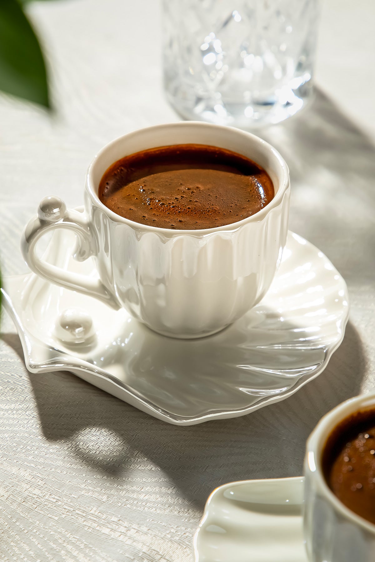 Perla 6 Kişilik 12 Parça Porselen Kahve Fincan Takımı