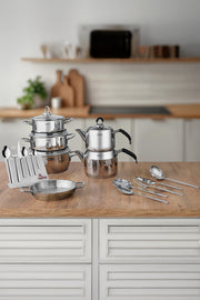 Premium 52 Parça Paslanmaz Çelik Çeyiz Seti