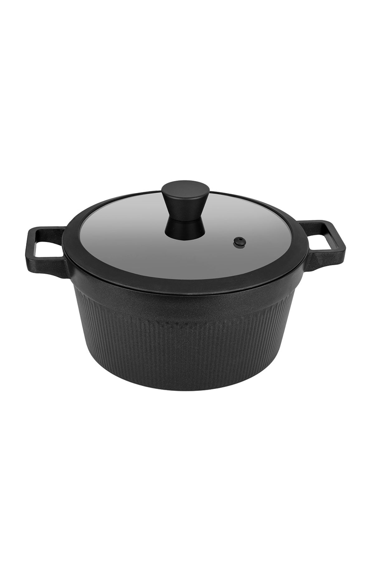 Royal Elite Siyah Alüminyum Döküm 7 Parça Tencere Set