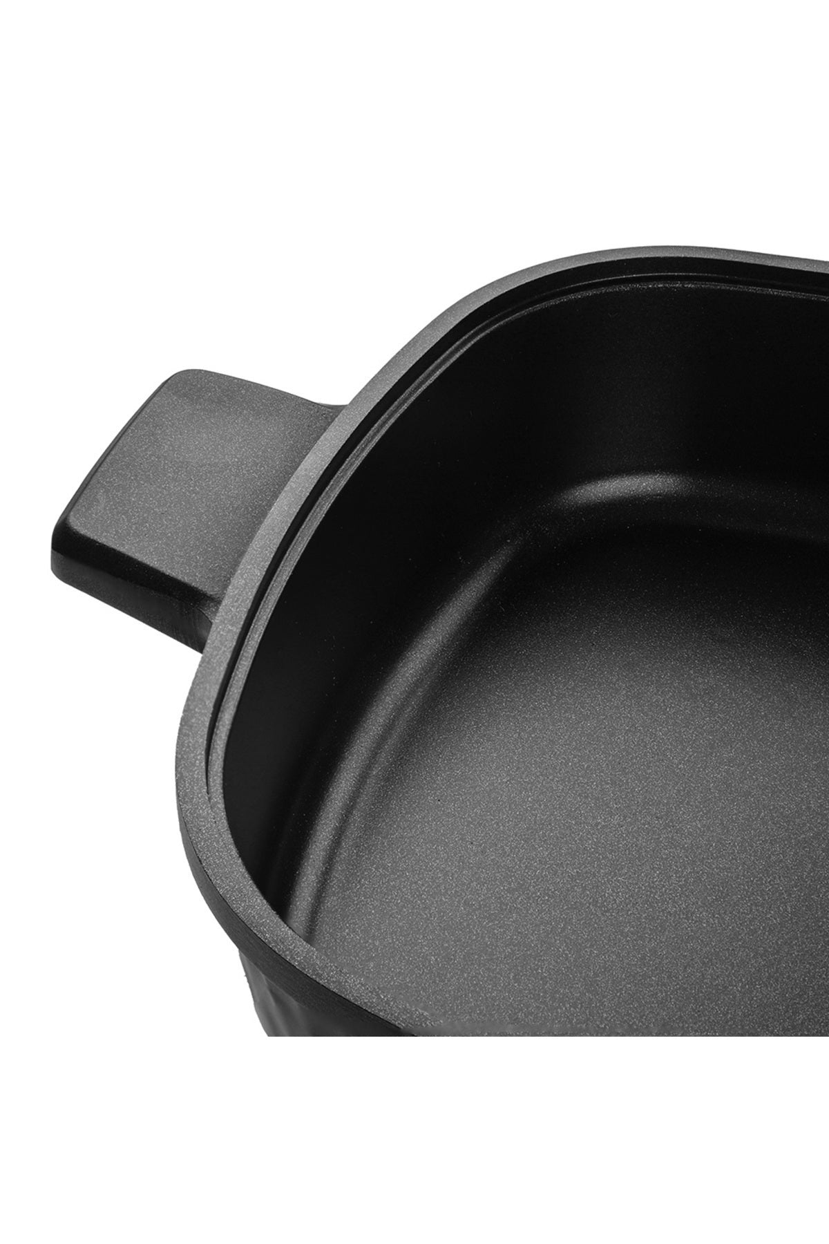 Royal Elite Square Siyah Alüminyum Döküm 7 Parça Tencere Set