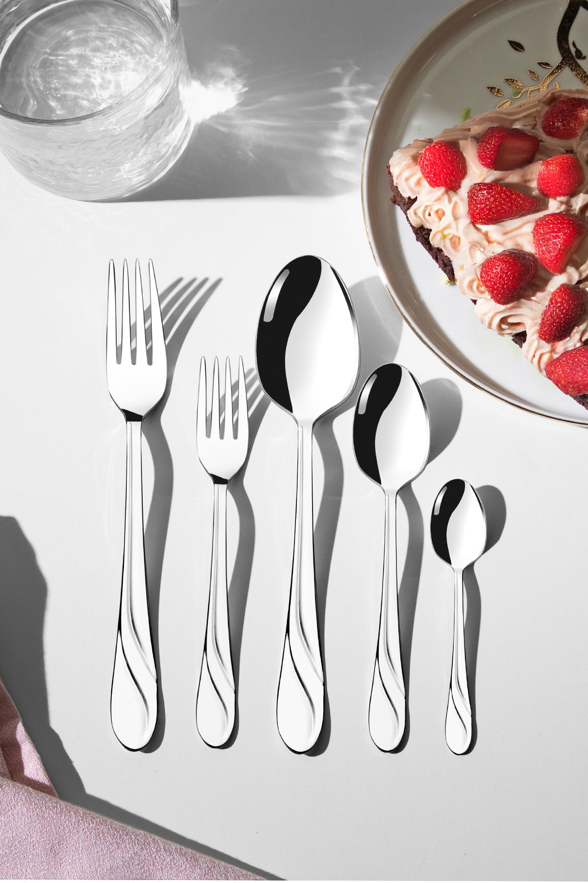 Safir Sade 6 Kişilik 30 Parça Kutulu Çatal Kaşık Takımı