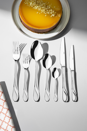 Safir Saten 12 Kişilik 84 Parça Deri Kutulu Çatal Kaşık Bıçak Takımı