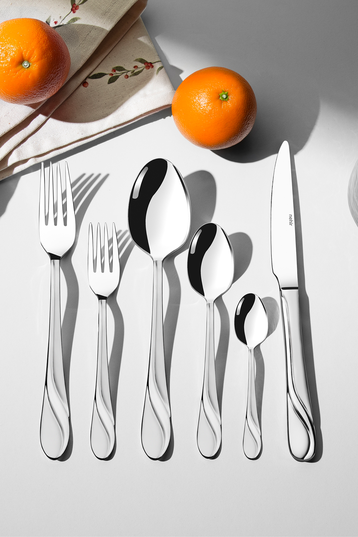 Safir Saten 6 Kişilik 36 Parça Kutulu Çatal Kaşık Bıçak Takımı