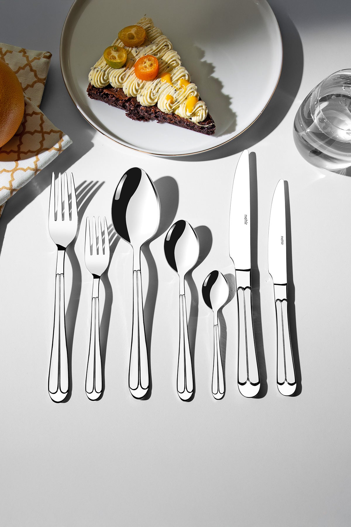 Saray Sade 12 Kişilik 89 Parça Kutulu Çatal Kaşık Bıçak Takımı