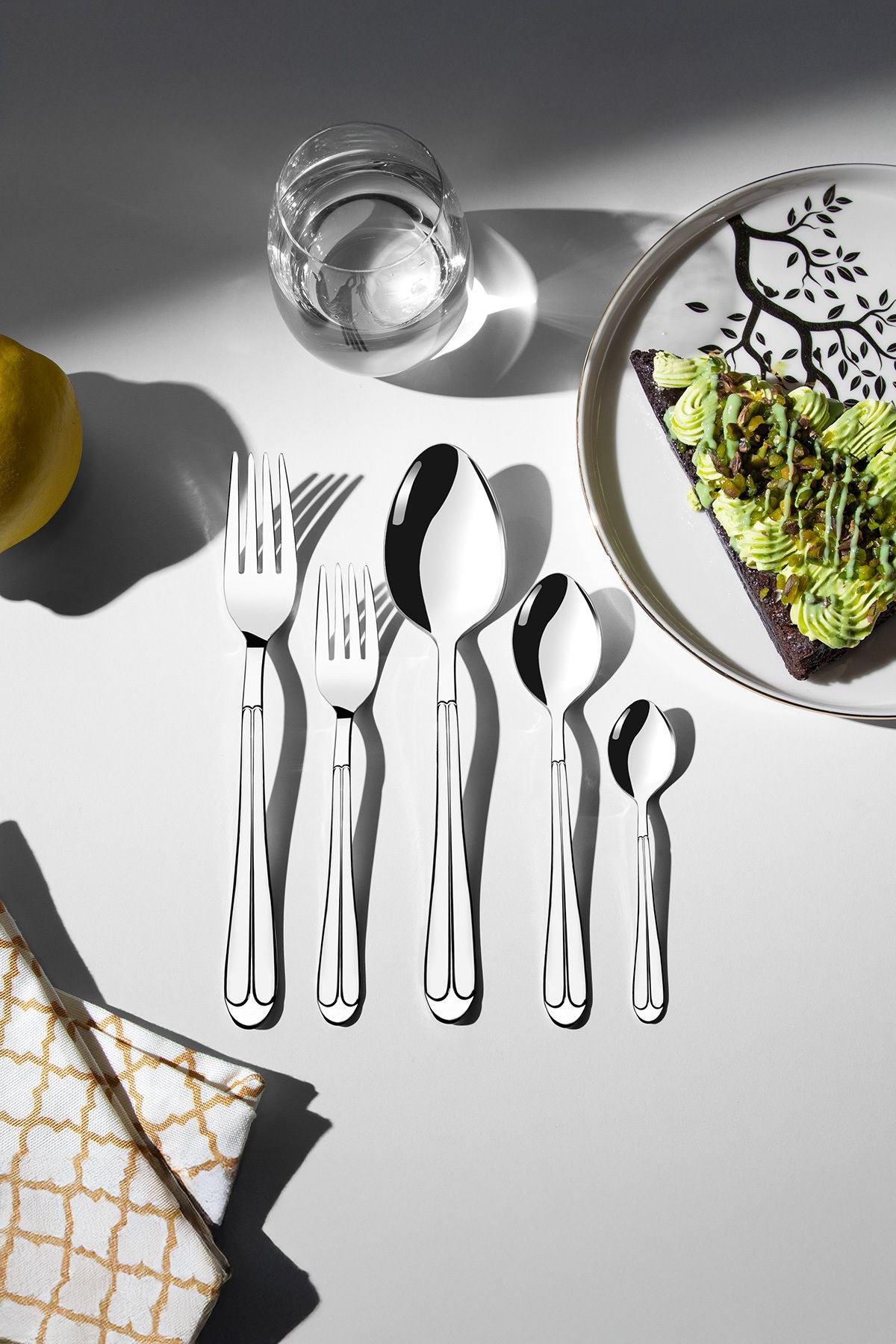 Saray Sade 6 Kişilik 30 Parça Kutulu Çatal Kaşık Takımı