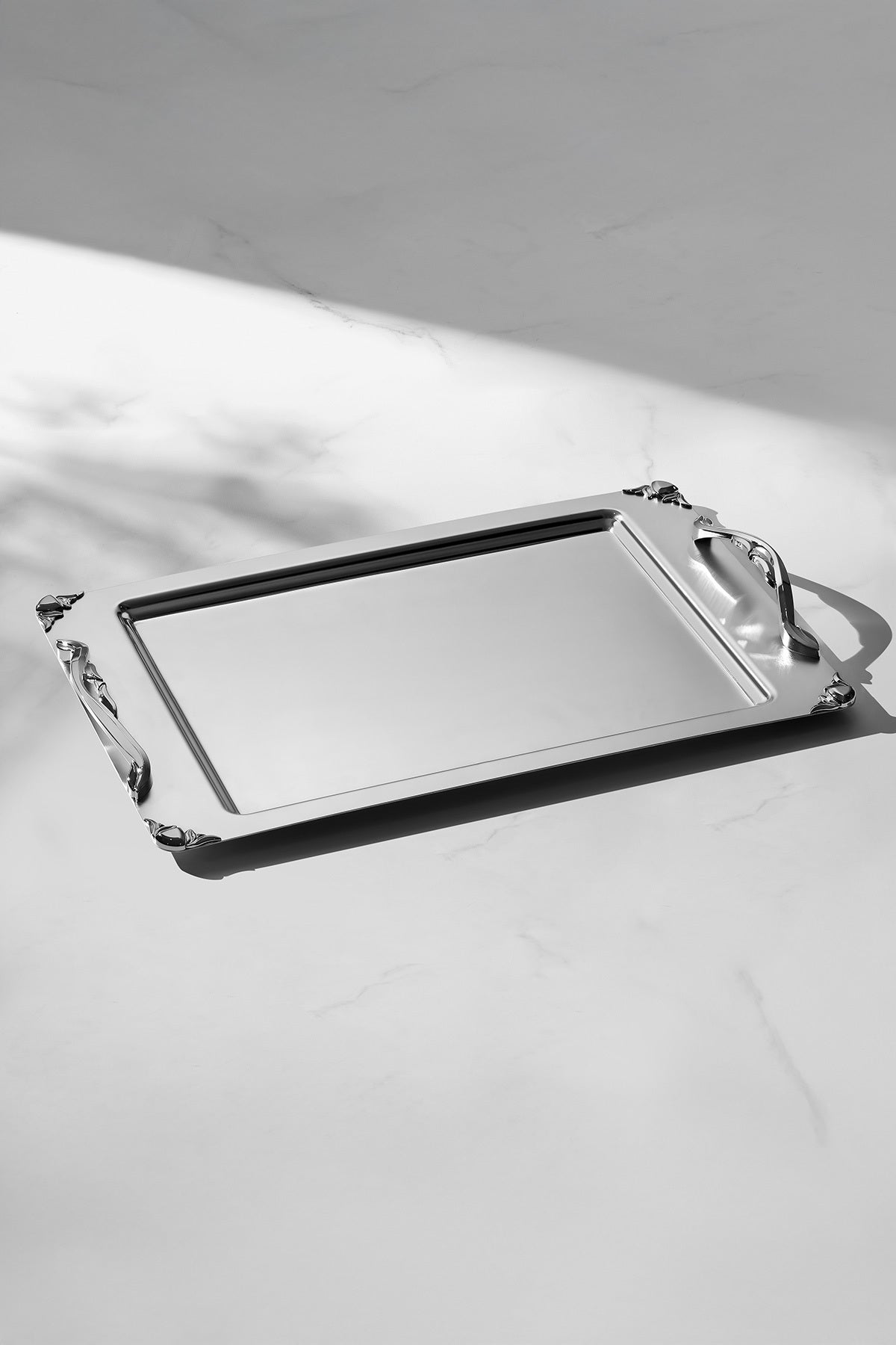 Sare Saten 2'li Çelik Tepsi Seti