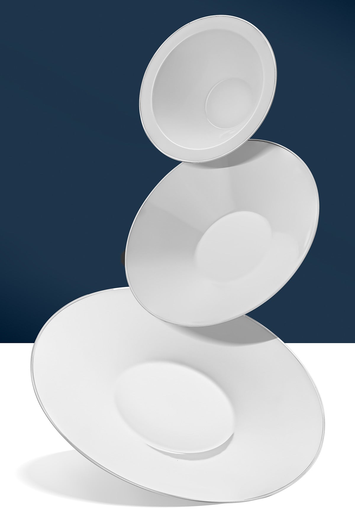 Siena Platin Majestic 57 Parça Porselen Yemek Takımı