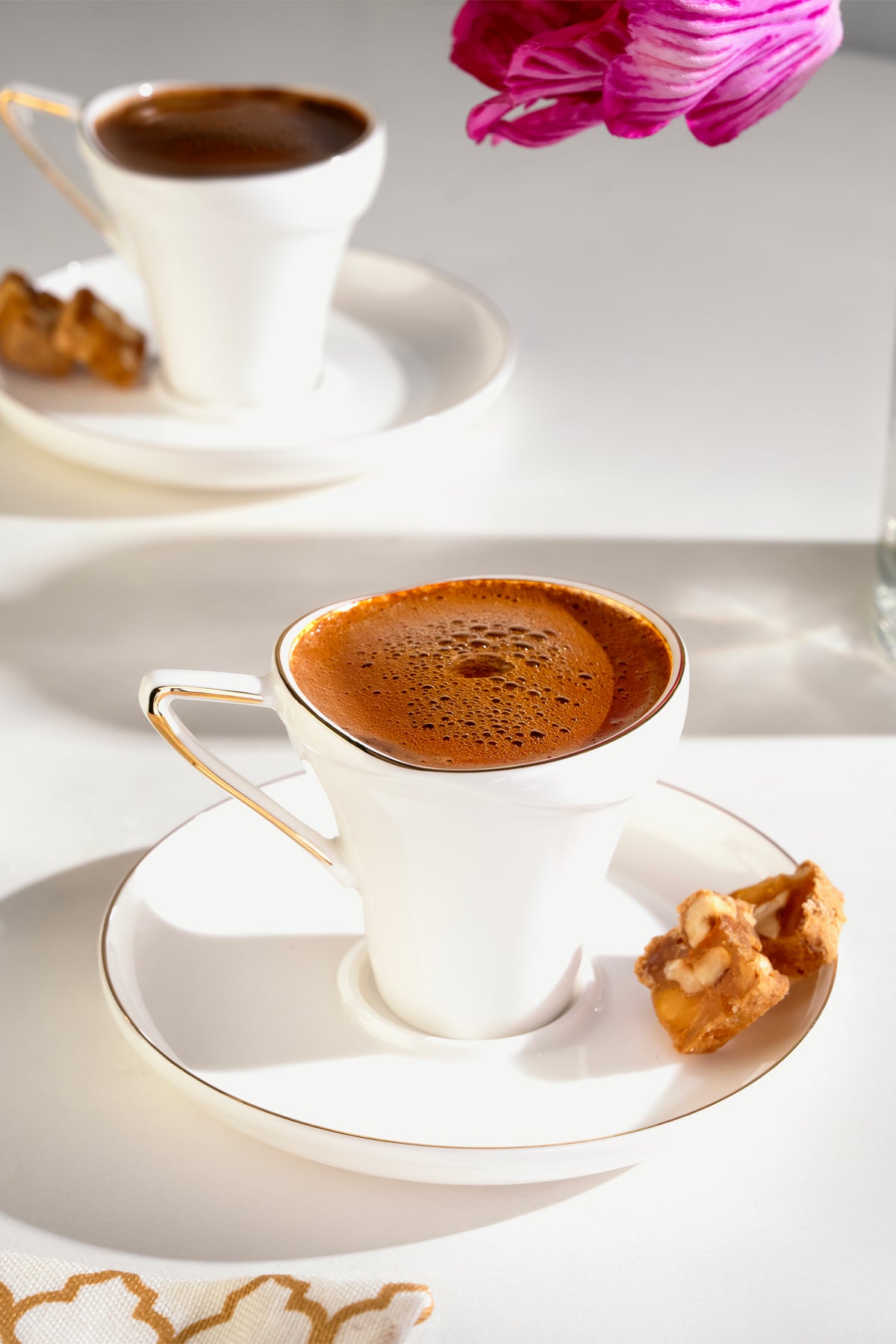 Silva 6 Kişilik 12 Parça Porselen Kahve Fincan Takımı