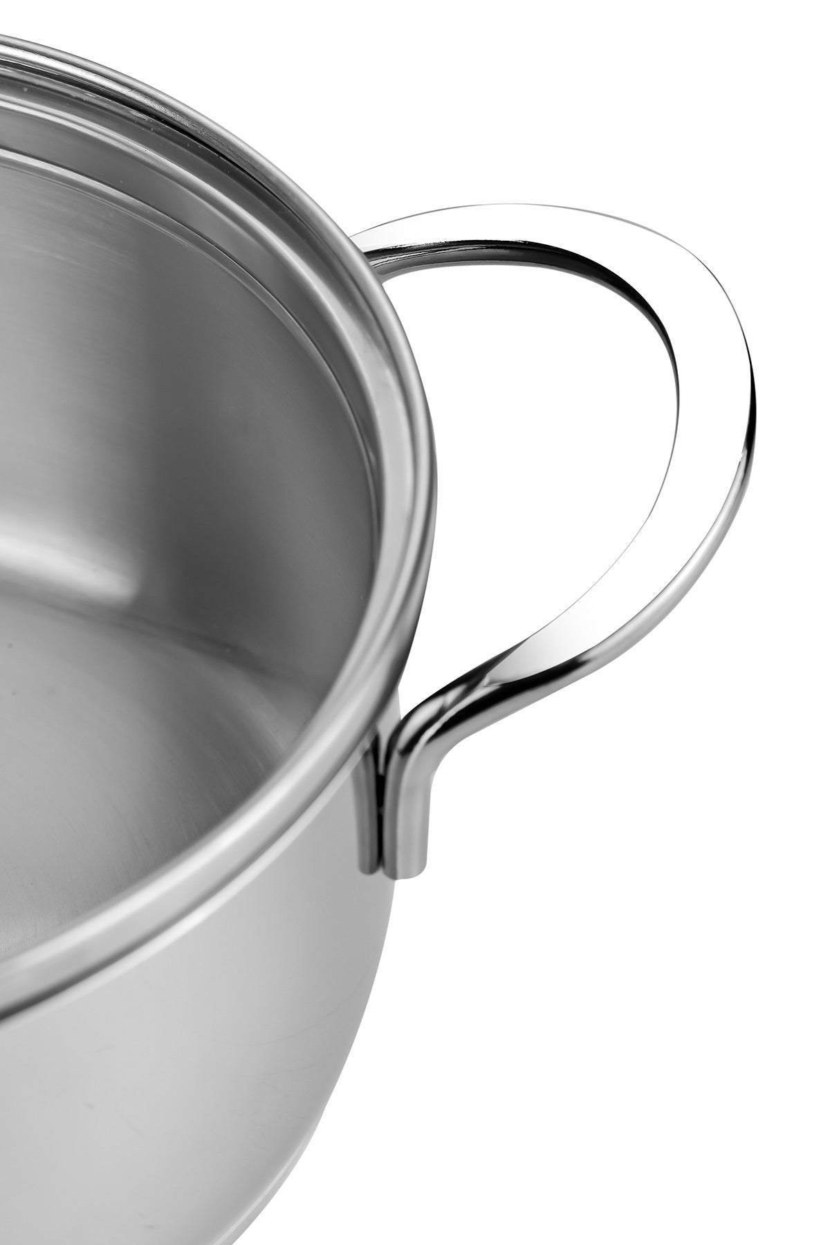 Silver 6 Parça Paslanmaz Çelik Mini Tencere Seti (12-14-16 cm)