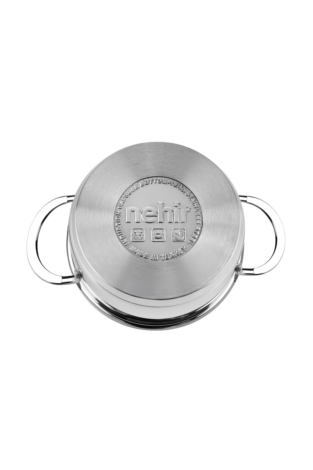 Silver 6 Parça Paslanmaz Çelik Mini Tencere Seti (12-14-16 cm)