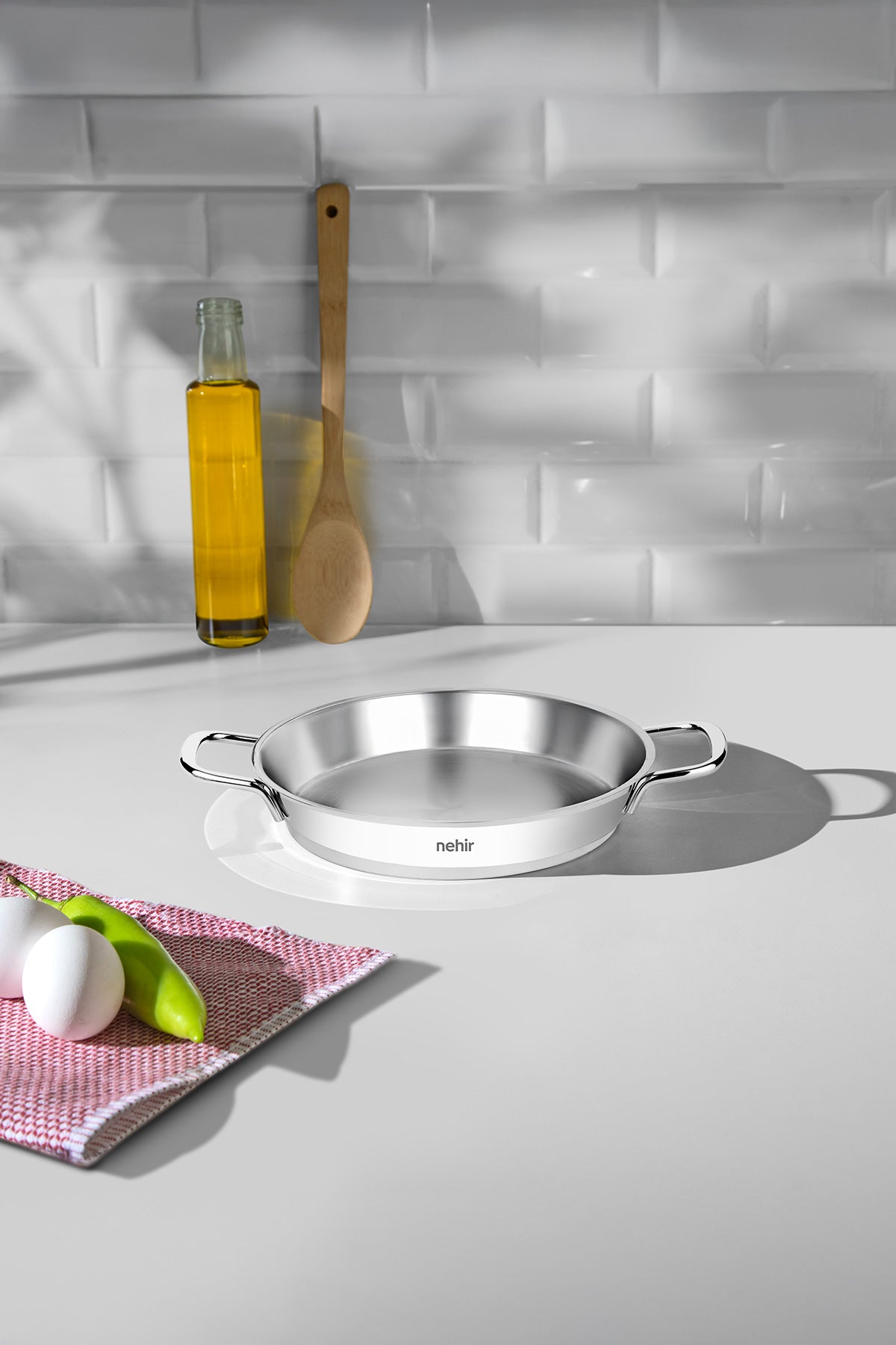 Silver Çelik 3 Parça İtalyan Omlet Sahan Seti (16-18-20 cm)