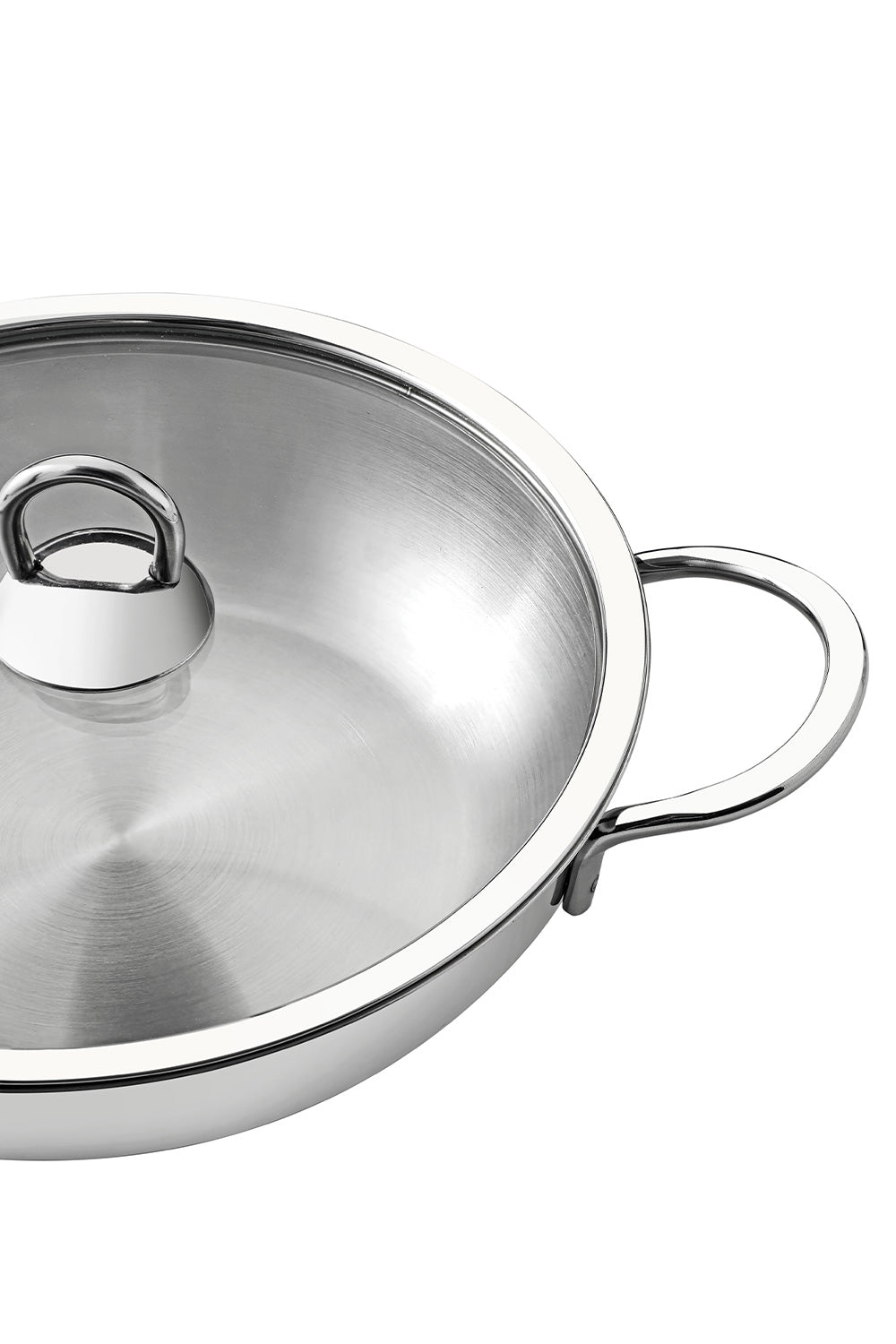 Silver 4-Piece Stainless Steel Casserole Dish Set (18-20 cm)