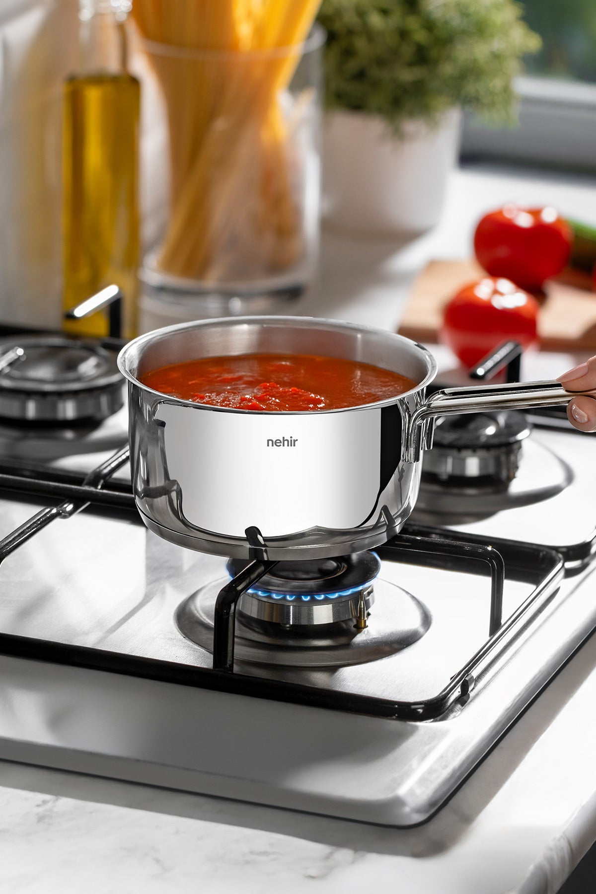 Silver Çelik Sosluk 12 cm Kapaksız