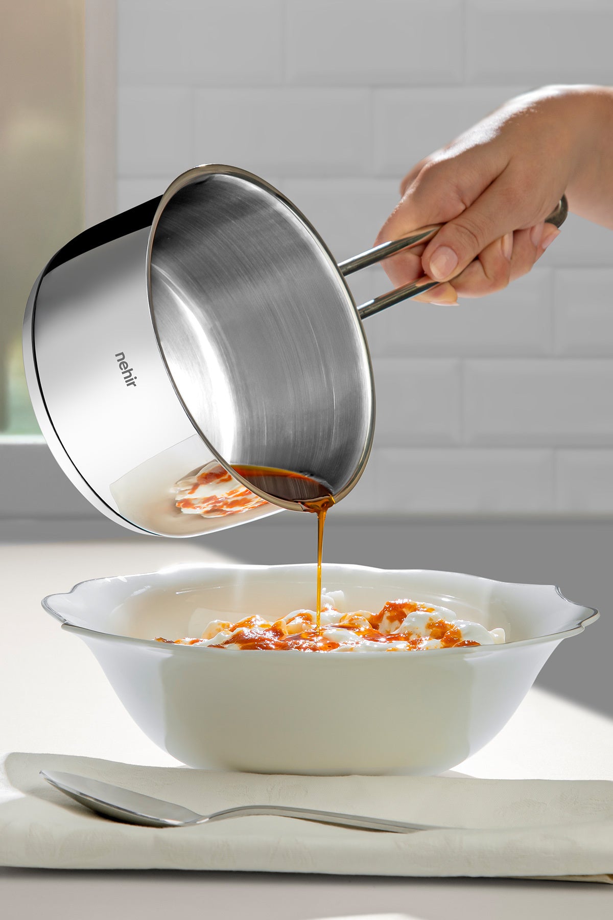 Silver Çelik Sosluk 12 cm Kapaksız