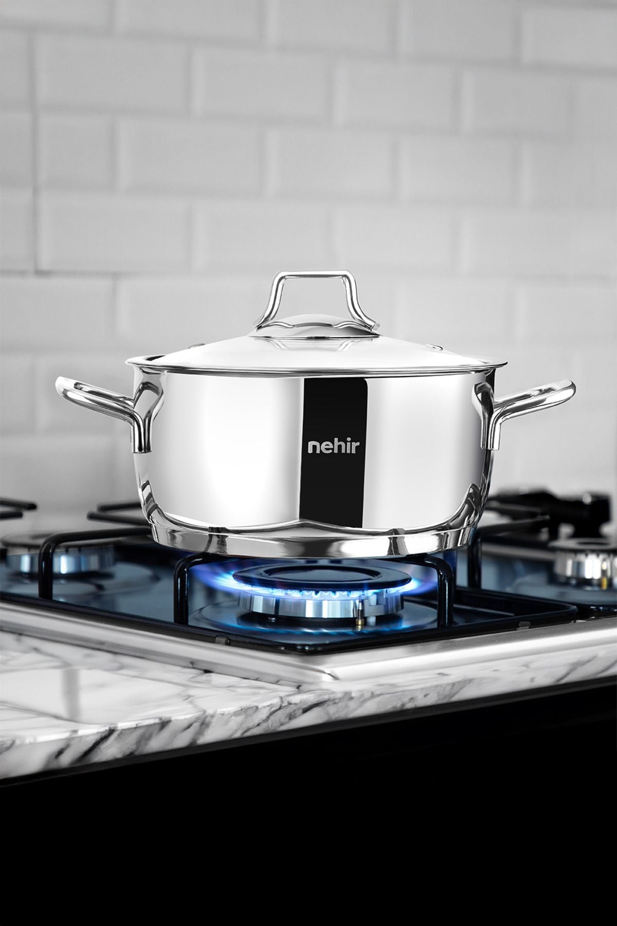 Silver Klasik 6 Parça Derin Çelik Tencere Seti