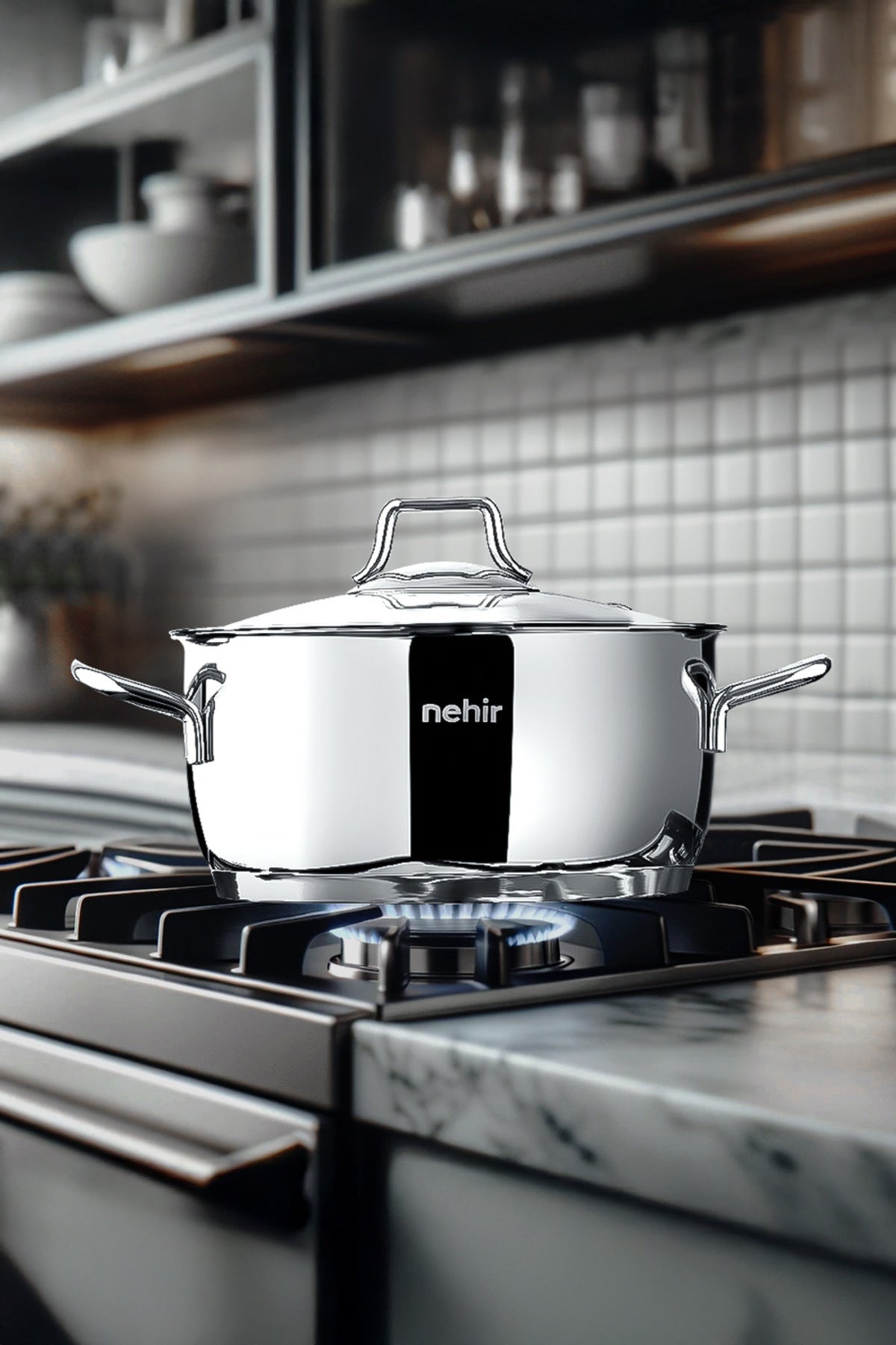 Silver Klasik 6 Parça Derin Çelik Tencere Seti