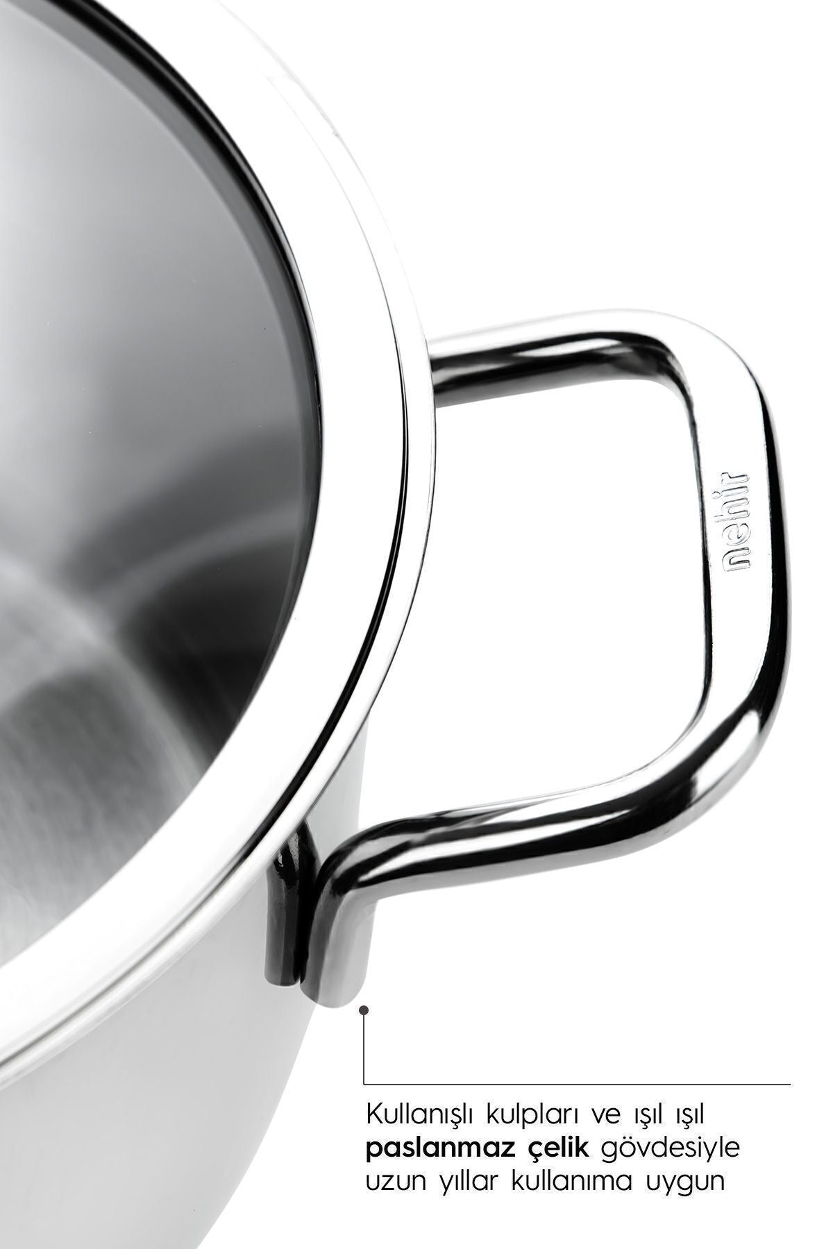 Silver Klasik 6 Parça Derin Çelik Tencere Seti