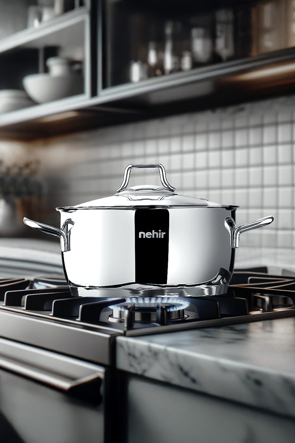 Silver Klasik 8 Parça Paslanmaz Çelik Tencere Seti