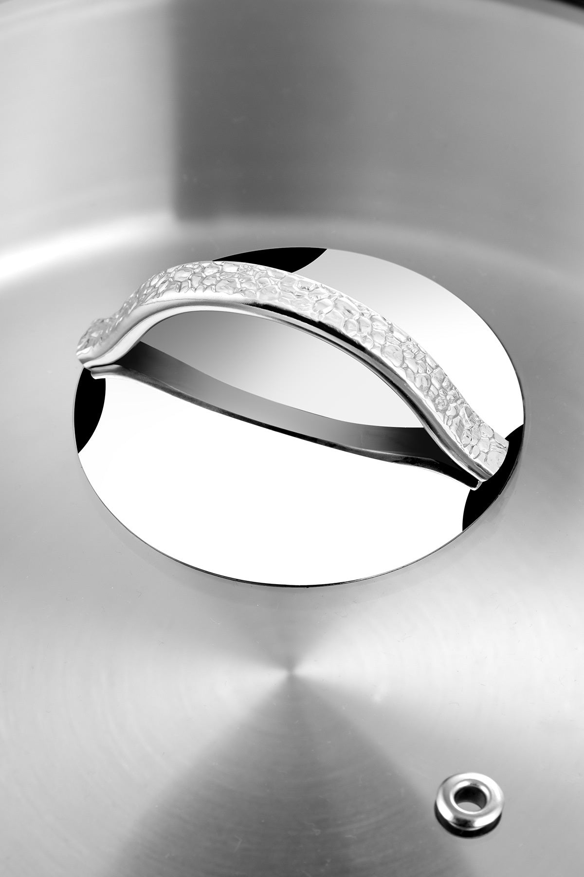 Silver Matte Trend 24 cm Shallow Pot