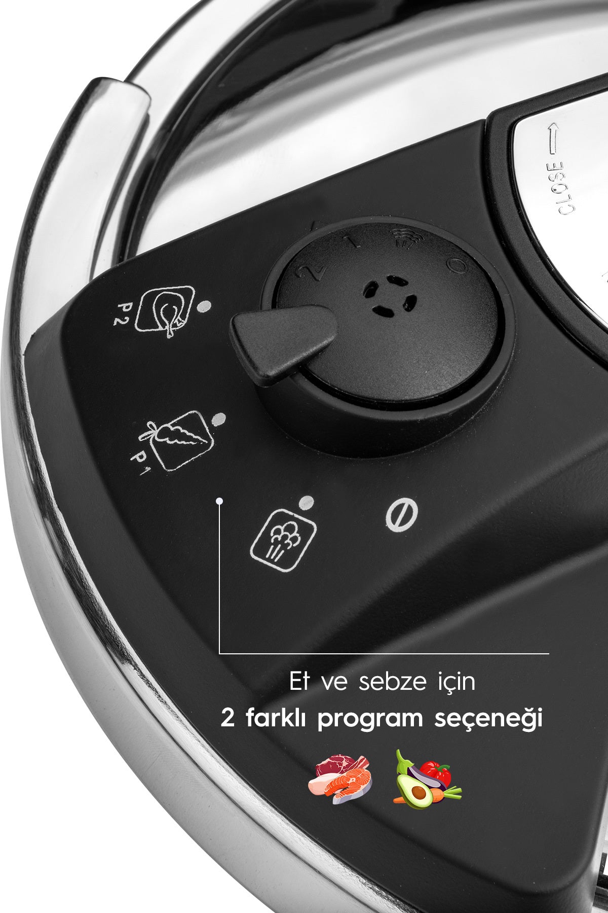 Silver Matik Stainless Steel 4 Piece Pressure Cooker Set