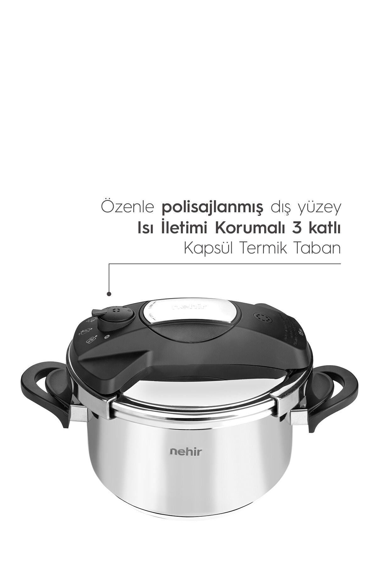 Silver Matik Stainless Steel 7 Liter Pressure Cooker