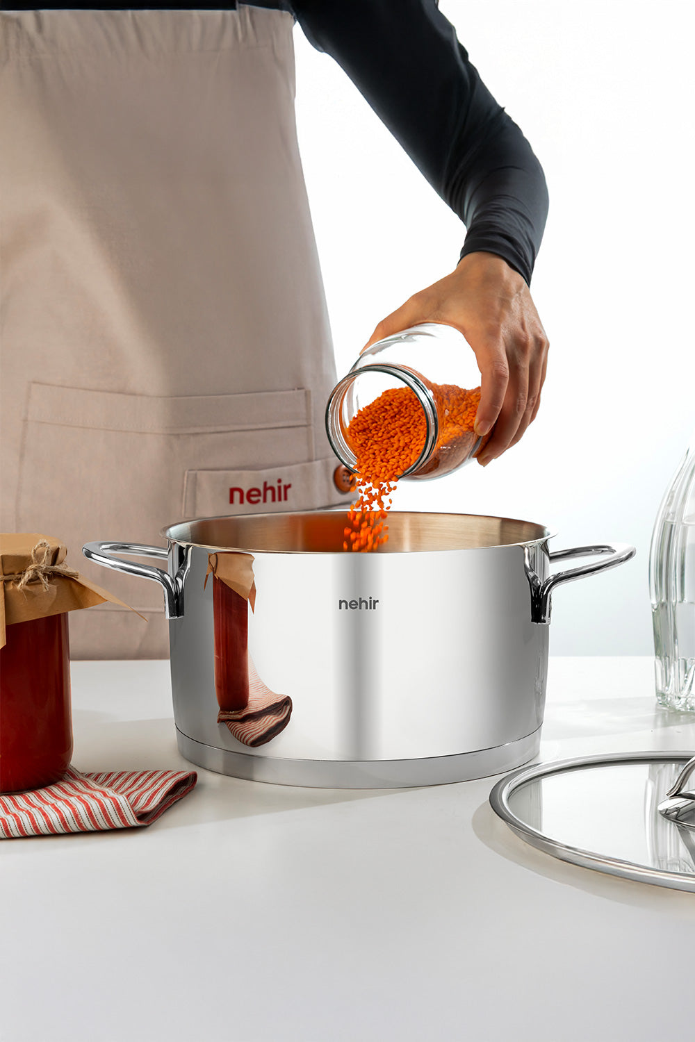 Silver Trend 20 cm Paslanmaz Çelik Derin Tencere