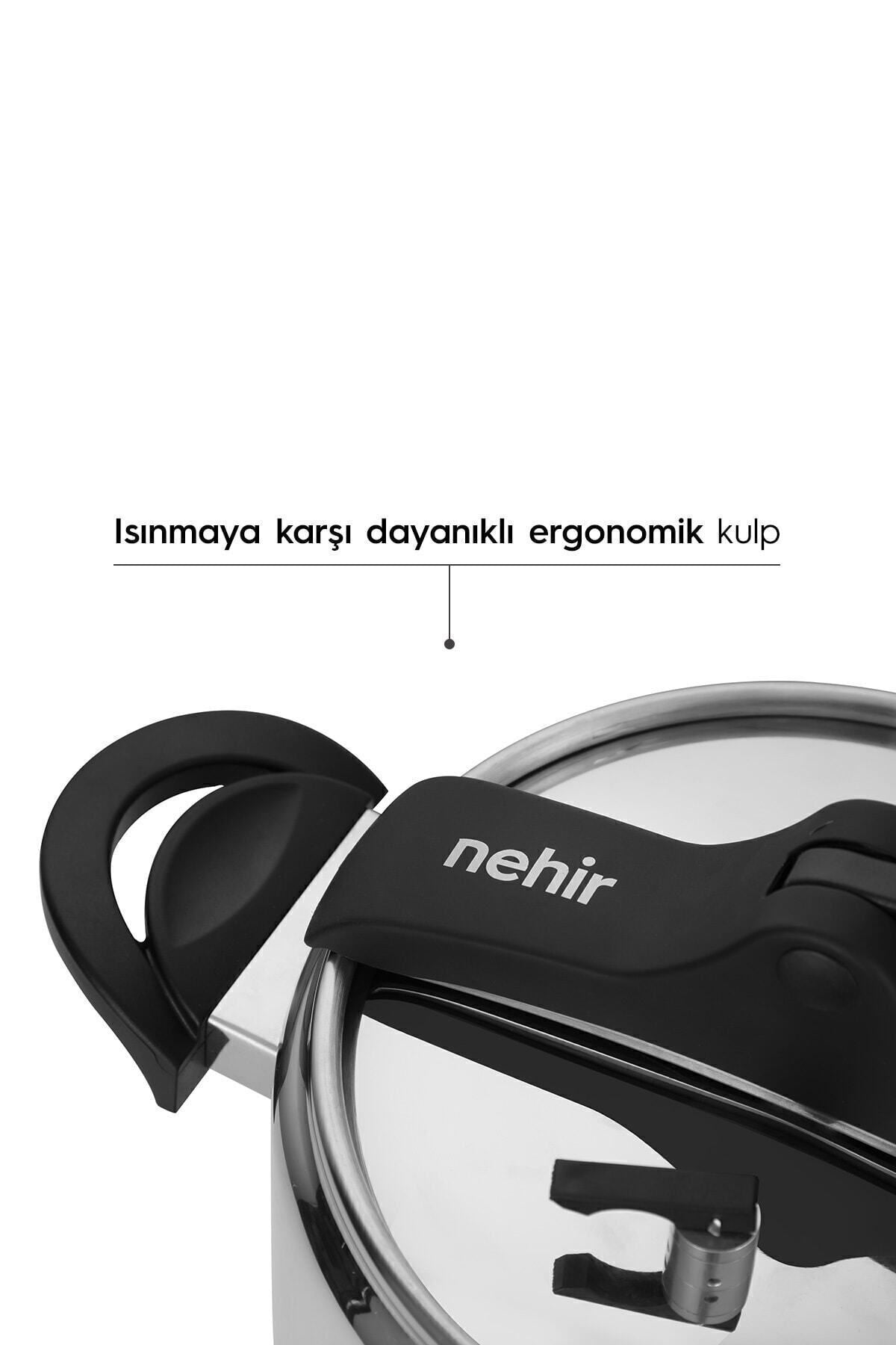 Silver Trend Paslanmaz Çelik 8 Litre Düdüklü Tencere