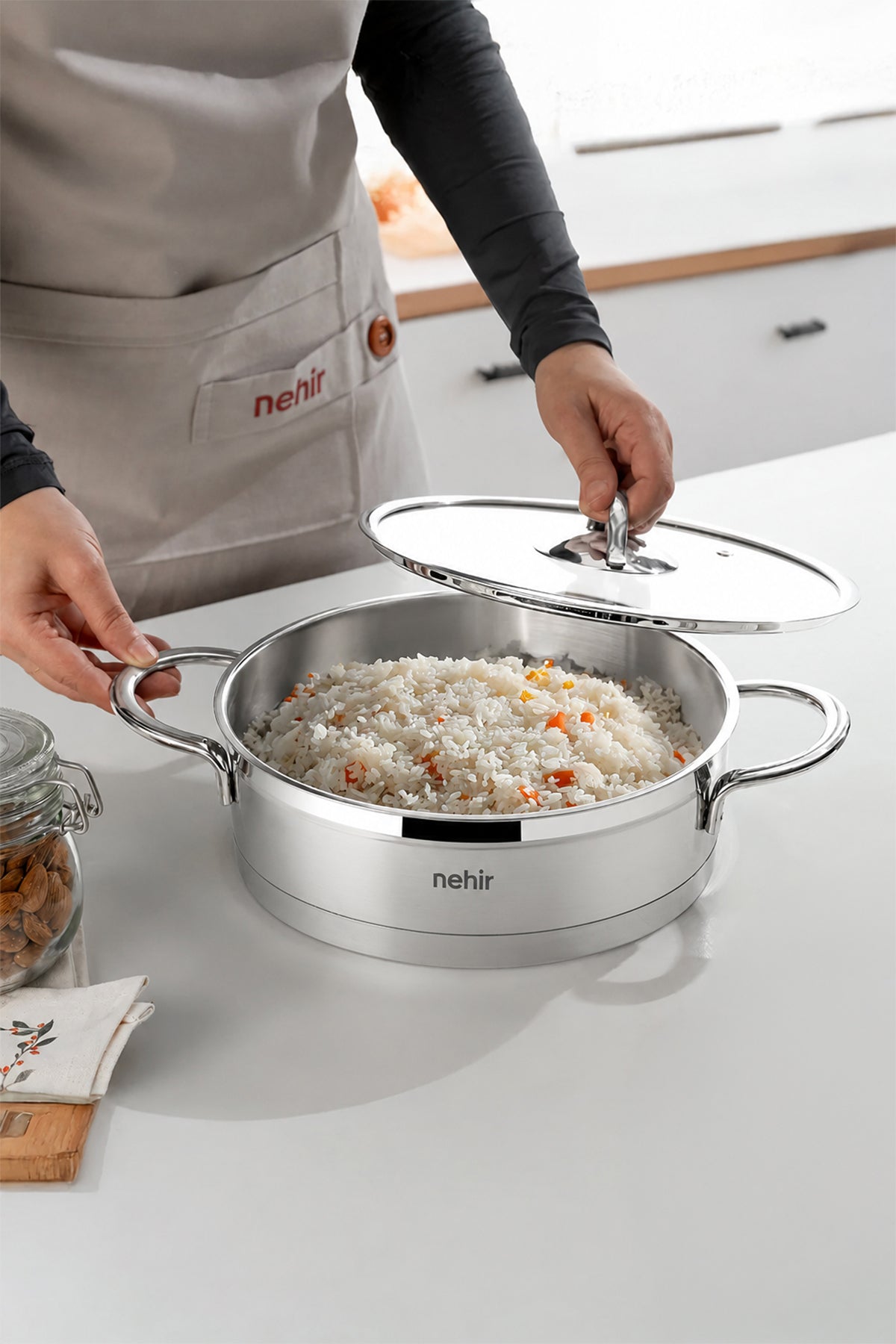 Silver Mat Trend 26 cm Sığ Tencere