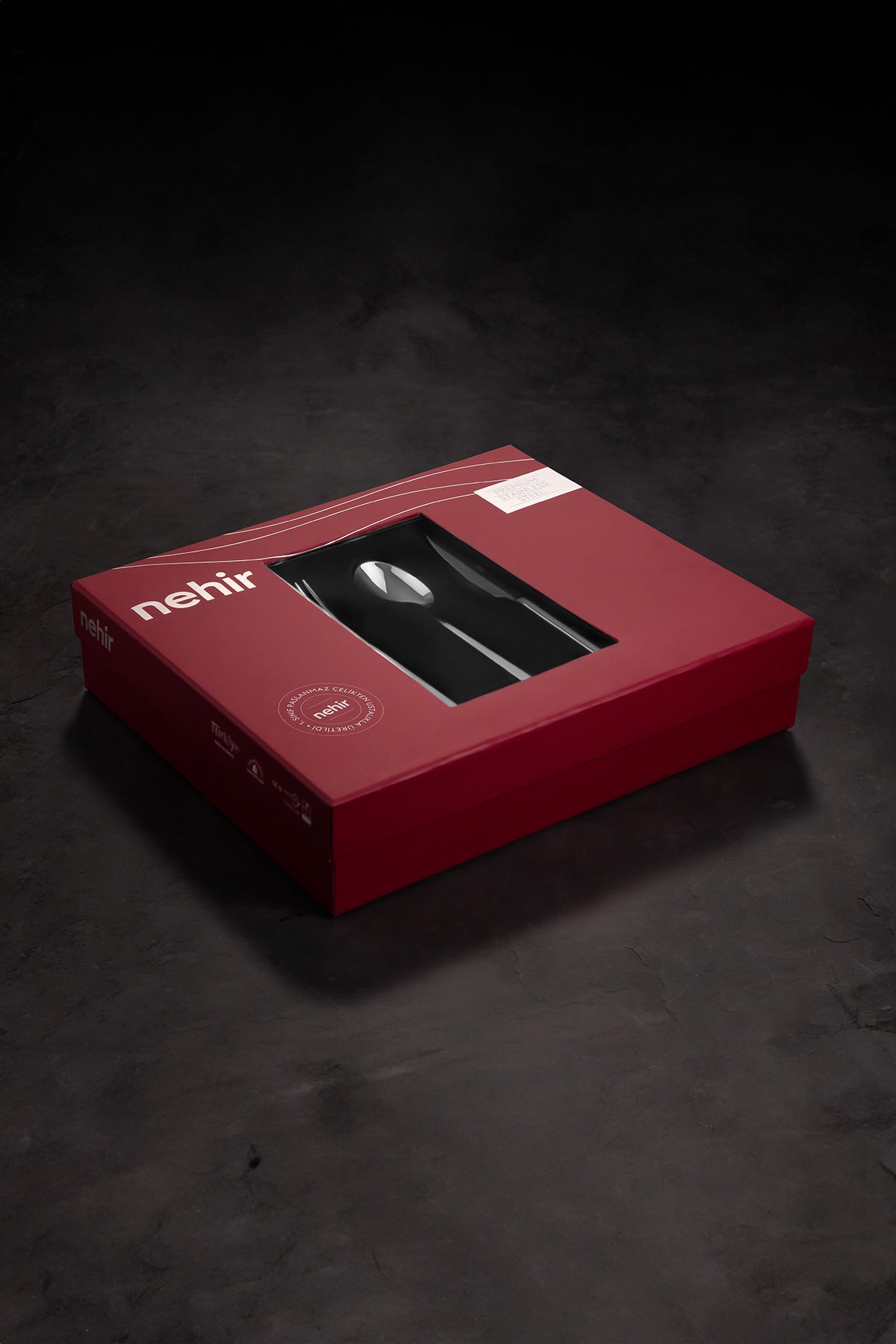 Sofia Altın Sade 6 Kişilik 36 Parça Kutulu Çatal Kaşık Bıçak Takımı