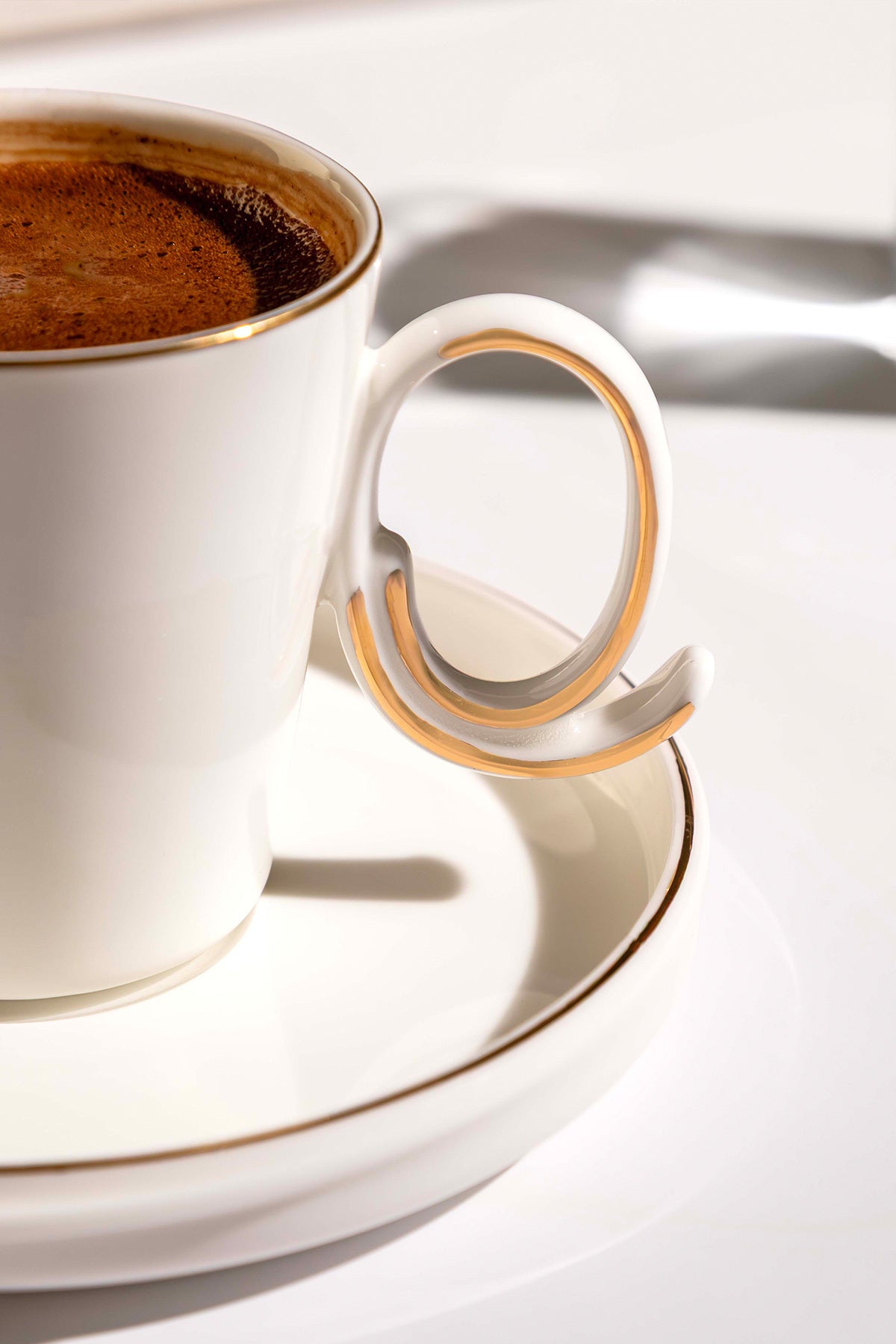 Stella 6 Kişilik 12 Parça Porselen Kahve Fincan Takımı