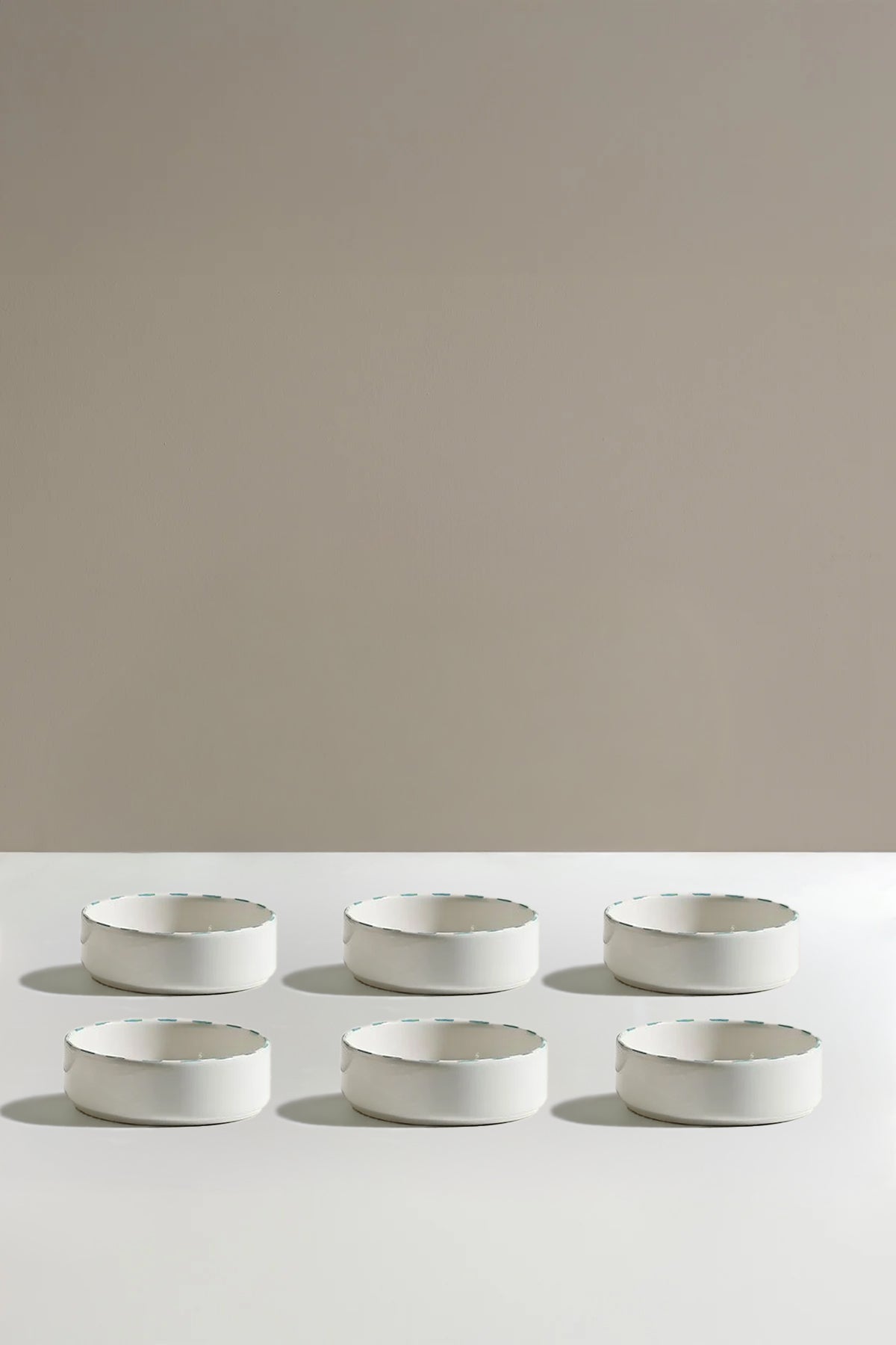 Summer Flowers 6 Parça Seramik Kase Seti