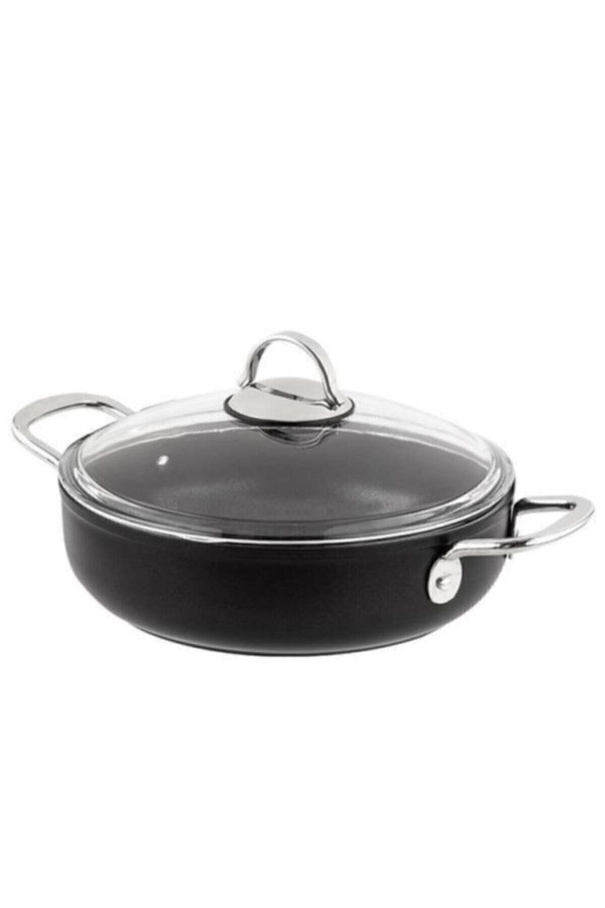 Titanium Siyah 28 Cm Karnıyarık Tencere