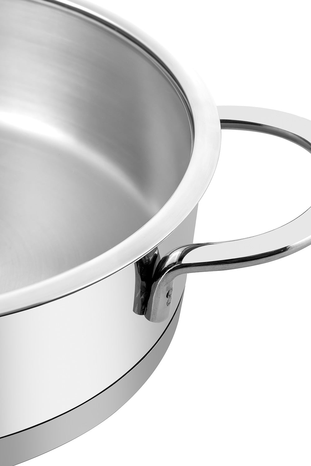 Silver Trend 26 cm Stainless Steel Shallow Pan