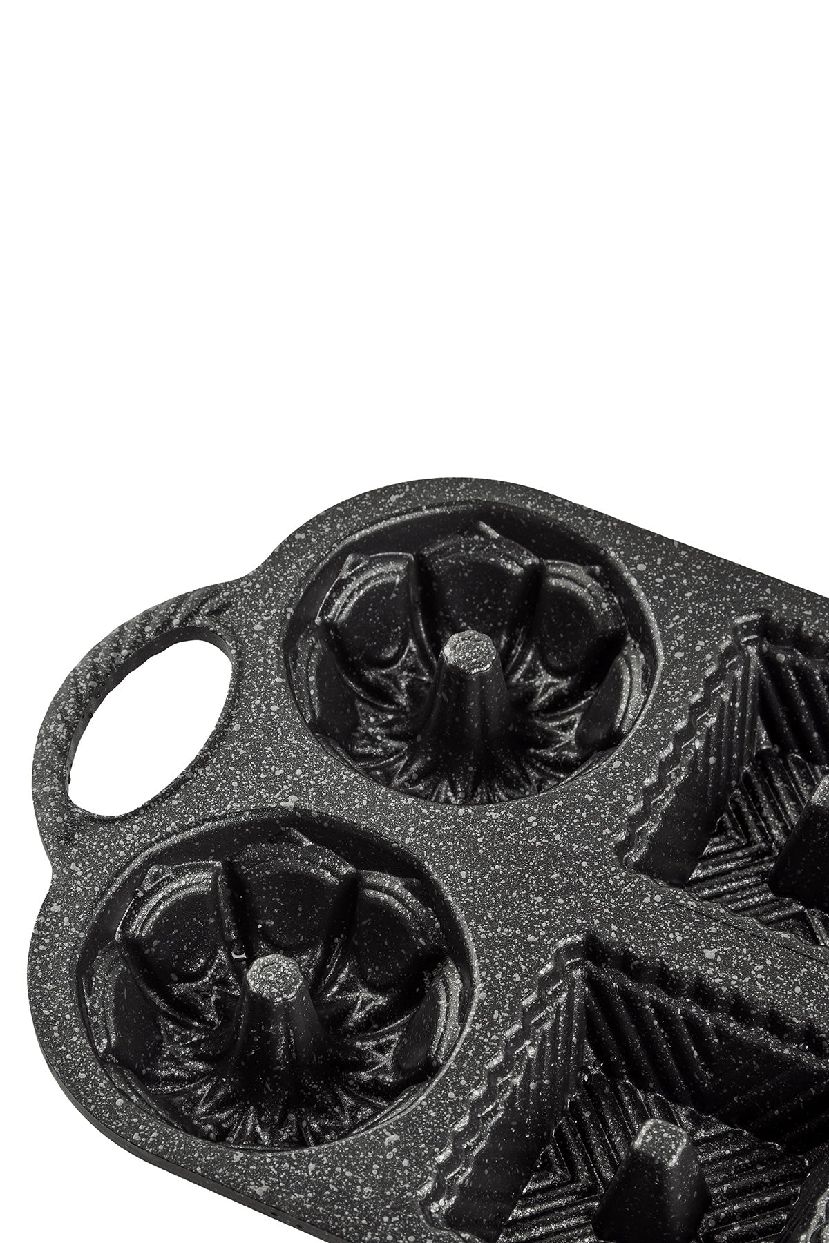 Valeria Siyah 6'lı Döküm Kek Kalıbı