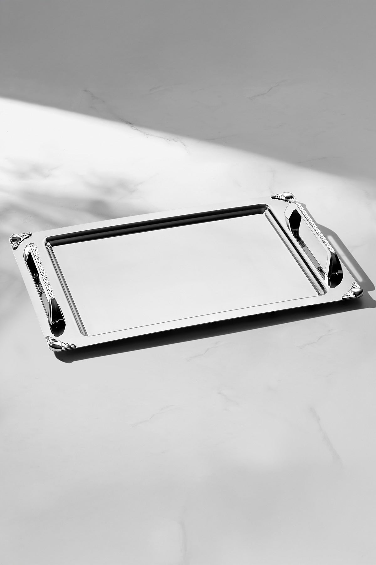 Vega Saten 2'li Çelik Tepsi Seti